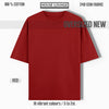 REGAL COTTON OVERSIZED TEE RED