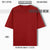 REGAL COTTON OVERSIZED TEE RED