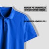 PRESTIGE COTTON POLO T-SHIRT ROYAL BLUE