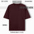 REGAL COTTON OVERSIZED TEE MAROON
