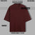 OPULENCE TERRY OVERSIZED TEE MAROON