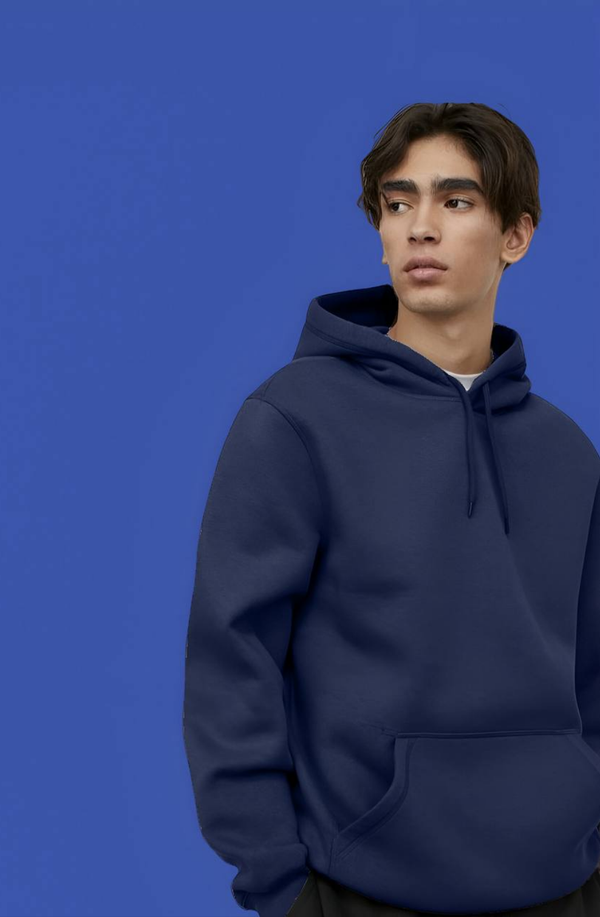 Oversized Heavyweight Hoodie – Ultimate Comfort & Effortless Style Navy Blue