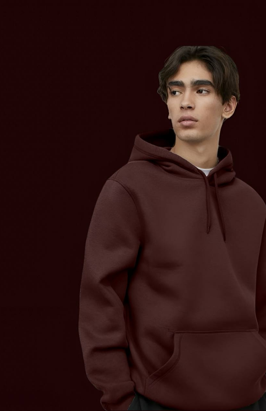 Oversized Heavyweight Hoodie – Ultimate Comfort & Effortless Style Maroon