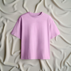 REGAL COTTON OVERSIZED TEE LIGHT PINK