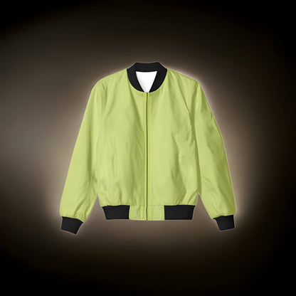 HARBOR GREEN BOMBER JACKET