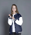 HOUSE LOUNGE VARSITY JACKET NAVY BLUE