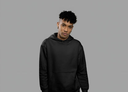 Unisex Hooded Sweatshirt – Superior Comfort & Style Black