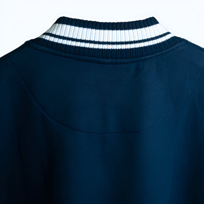 HOUSE LOUNGE VARSITY JACKET NAVY BLUE