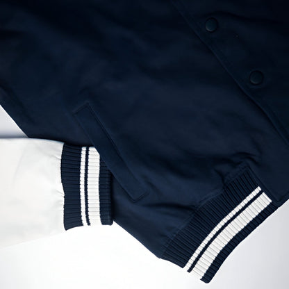 HOUSE LOUNGE VARSITY JACKET NAVY BLUE