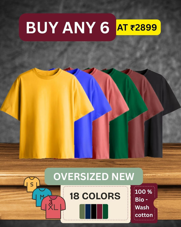 BUY ANY 6 REGAL COTTON OVERSIZED