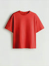 REGAL COTTON OVERSIZED TEE RED