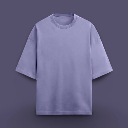 OPULENCE TERRY OVERSIZED TEE LAVENDER