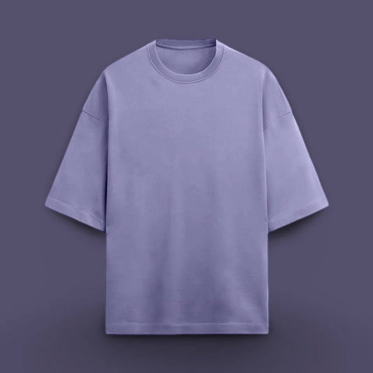 OPULENCE TERRY OVERSIZED TEE LAVENDER