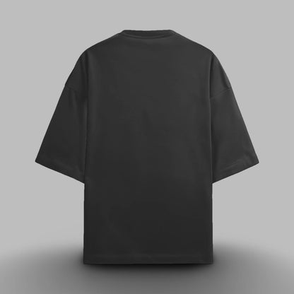 OPULENCE TERRY OVERSIZED TEE BLACK