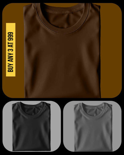 ECLAT CLASSIC T-SHIRT COFFEE BROWN