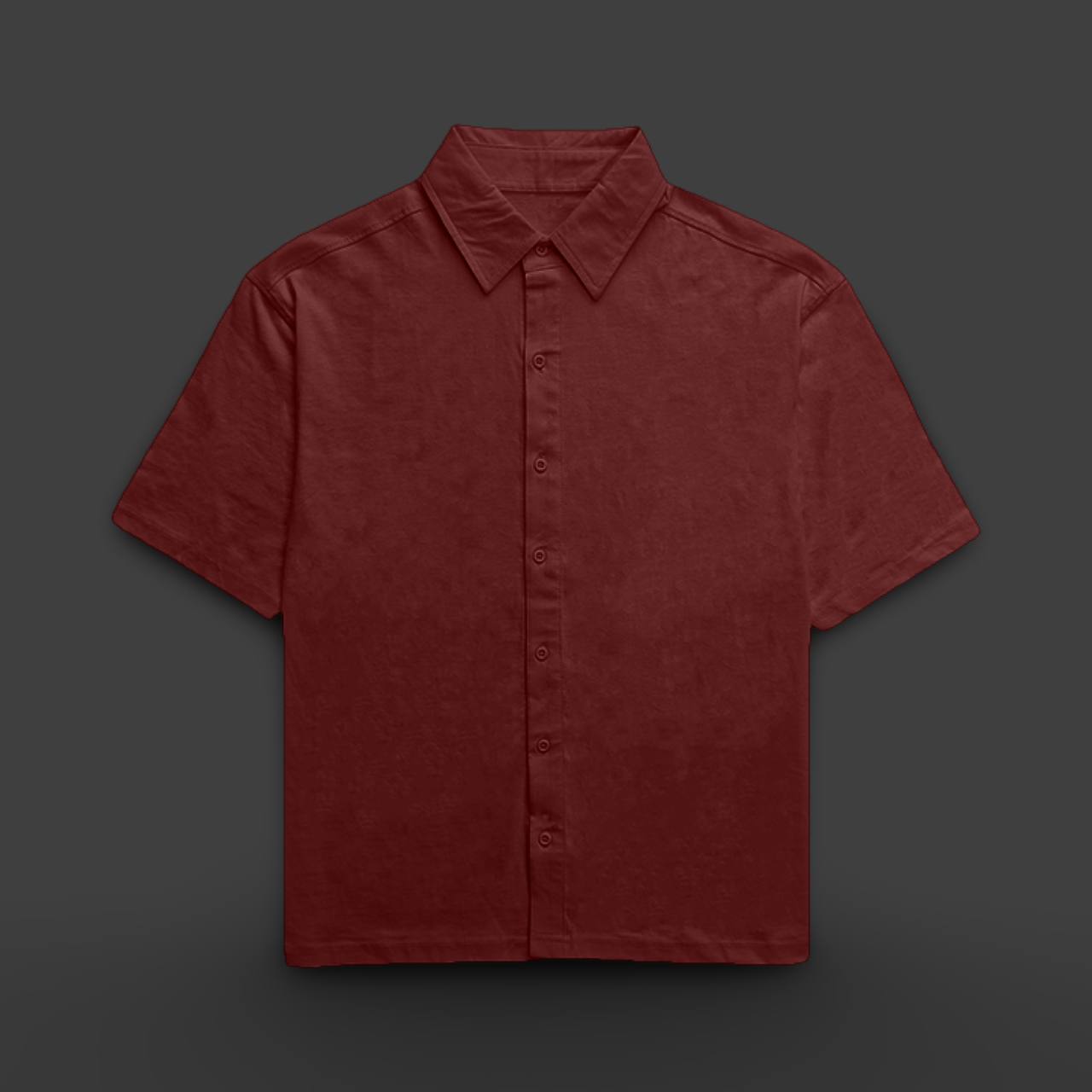 IMPERIA OVERSIZED CLASSIC SHIRT MAROON