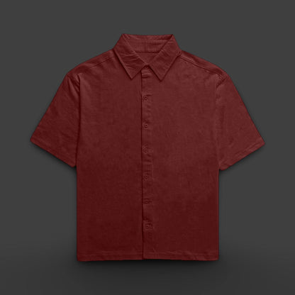 IMPERIA OVERSIZED CLASSIC SHIRT MAROON
