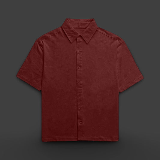 IMPERIA OVERSIZED CLASSIC SHIRT MAROON