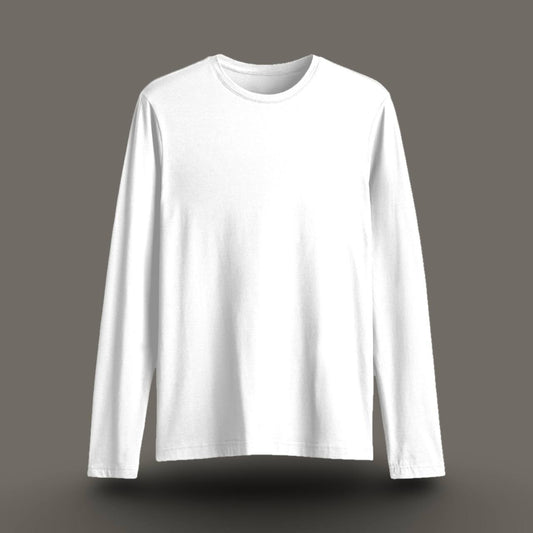 URBAN REFINED FULL SLEEVE T-SHIRT WHITE