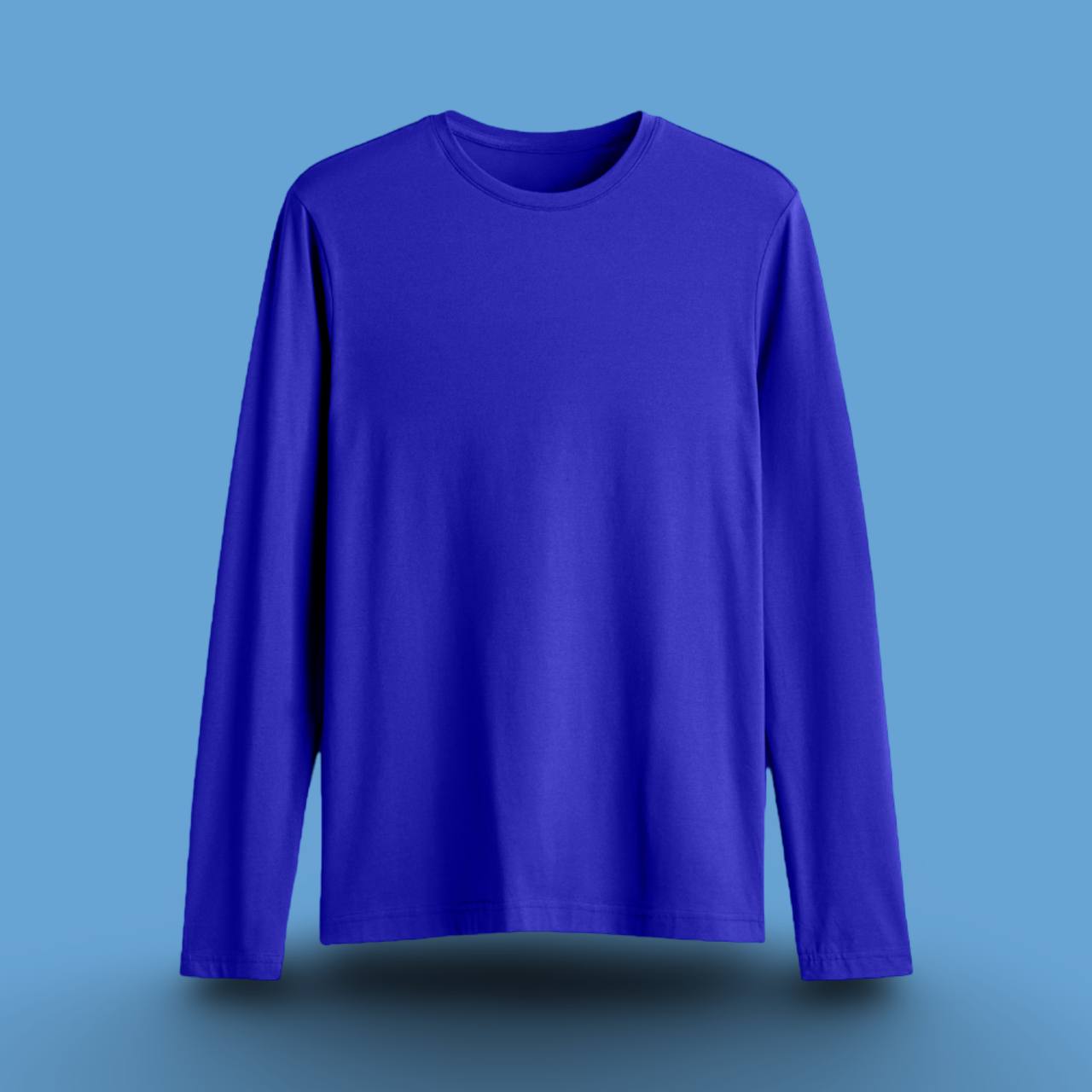 URBAN REFINED FULL SLEEVE T-SHIRT ROYAL BLUE