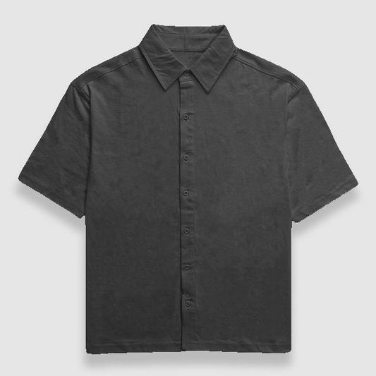 IMPERIA OVERSIZED CLASSIC SHIRT BLACK