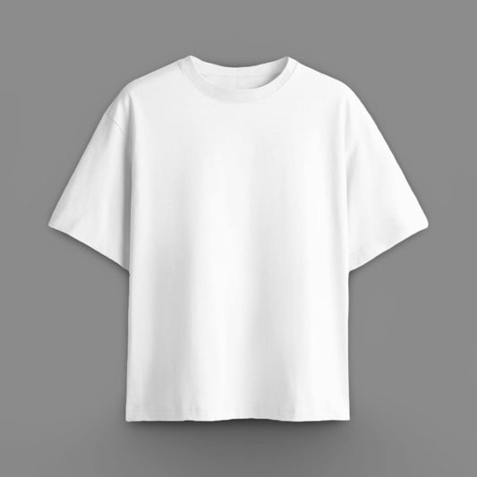 REGAL COTTON OVERSIZED TEE WHITE