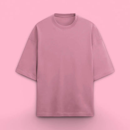OPULENCE TERRY OVERSIZED TEE FLAMINGO