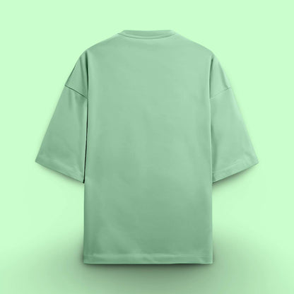 OPULENCE TERRY OVERSIZED TEE JADE