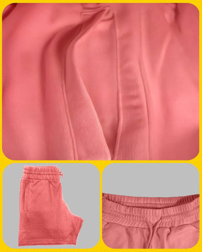 VOGUE TERRY UNISEX SHORTS FLAMINGO