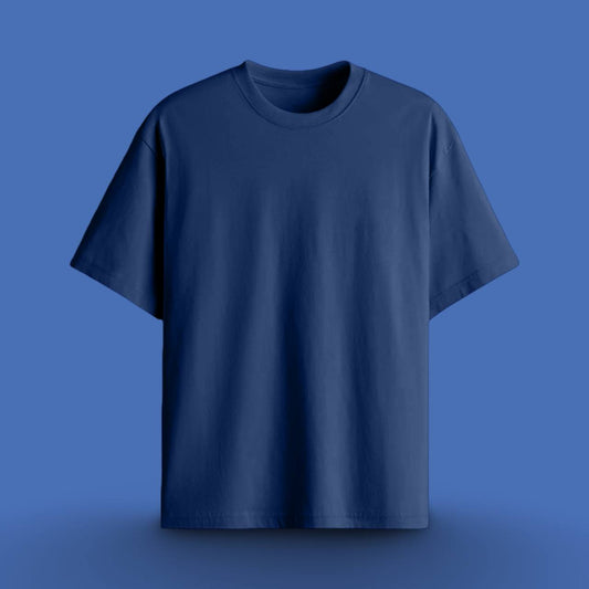 Elevato Oversized Tee Navy Blue