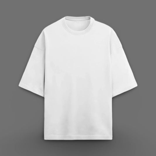 OPULENCE TERRY OVERSIZED TEE WHITE