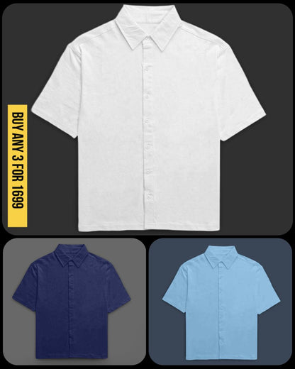 IMPERIA OVERSIZED CLASSIC SHIRT WHITE