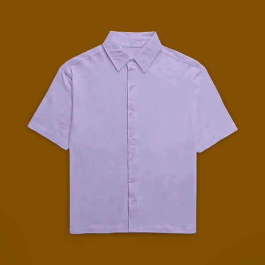 IMPERIA OVERSIZED CLASSIC SHIRT LAVENDER