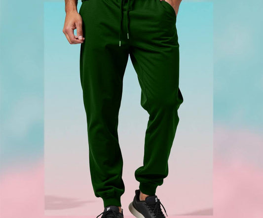 LUXURA COMFORT JOGGERS BOTTLE GREEN