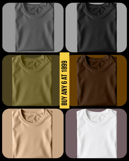 ECLAT CLASSIC T-SHIRT COFFEE BROWN