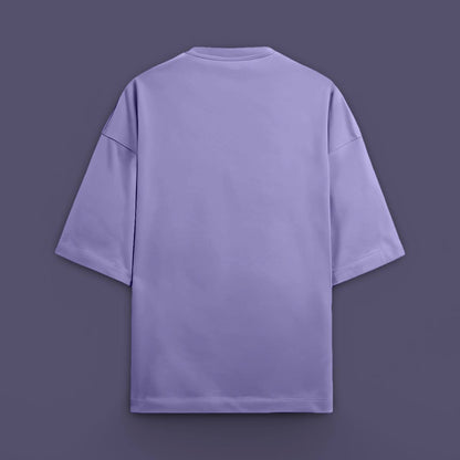 OPULENCE TERRY OVERSIZED TEE LAVENDER