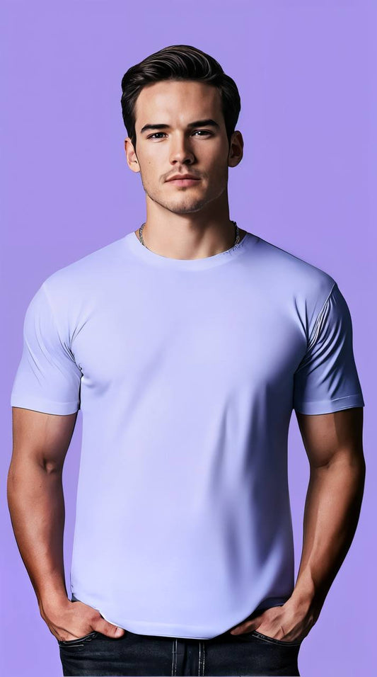 ELEVATED SUPIMA UNISEX T-SHIRT LAVENDER