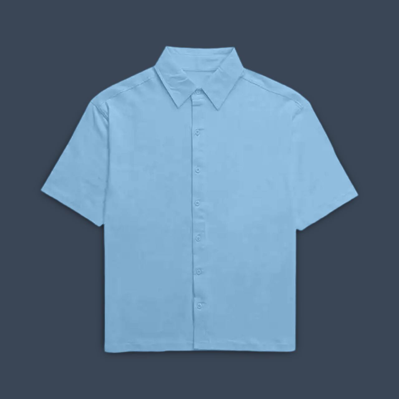 IMPERIA OVERSIZED CLASSIC SHIRT LIGHT BLUE