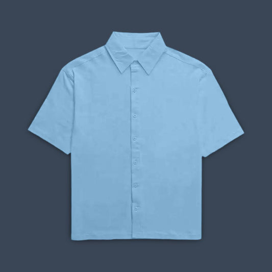 IMPERIA OVERSIZED CLASSIC SHIRT LIGHT BLUE