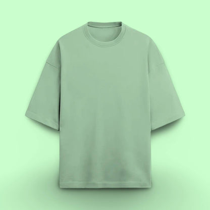 OPULENCE TERRY OVERSIZED TEE JADE