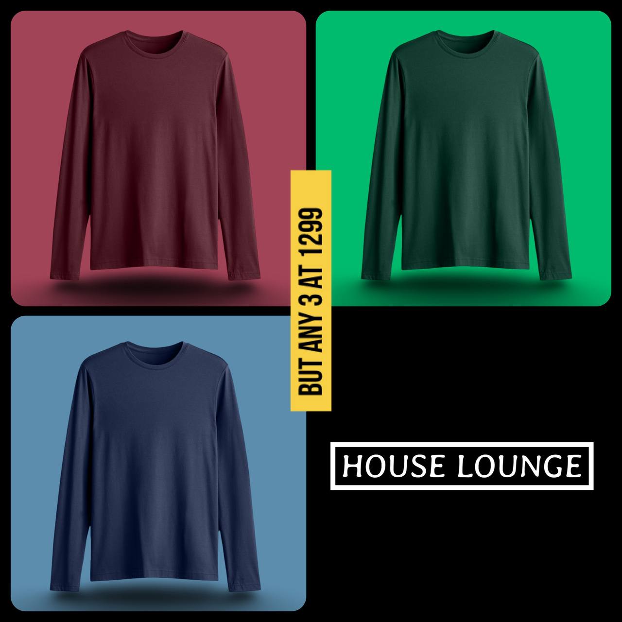 URBAN REFINED FULL SLEEVE T-SHIRT MAROON