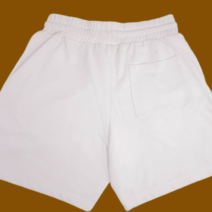 VOGUE TERRY UNISEX SHORTS WHITE