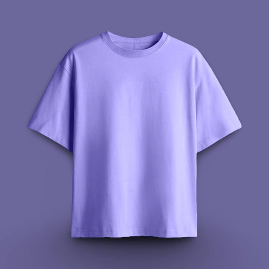 REGAL COTTON OVERSIZED TEE LAVENDER