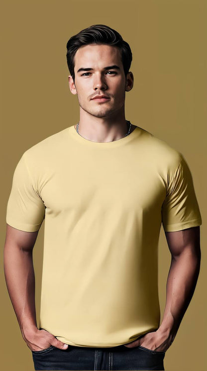 ELEVATED SUPIMA UNISEX T-SHIRT BEIGE