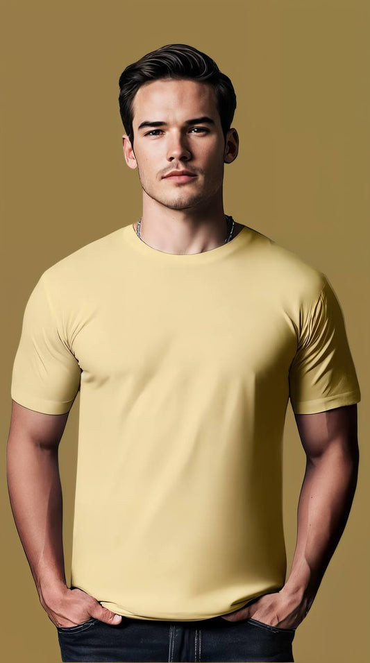 ELEVATED SUPIMA UNISEX T-SHIRT BEIGE