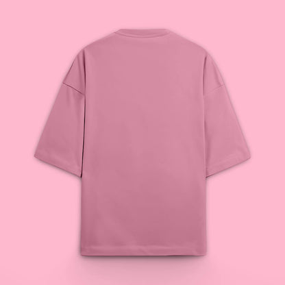 OPULENCE TERRY OVERSIZED TEE FLAMINGO