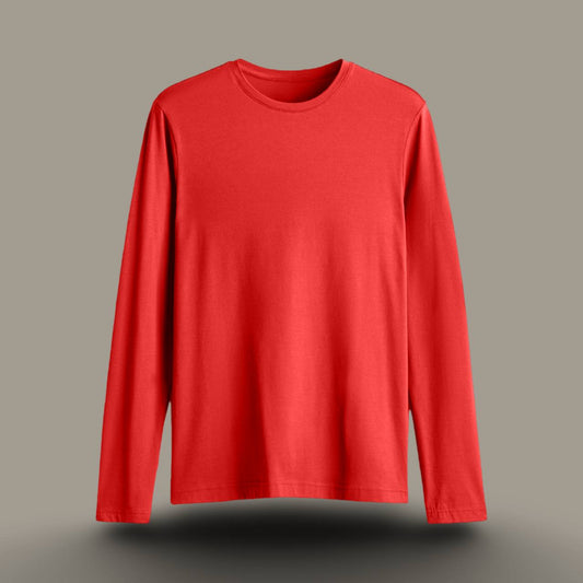 URBAN REFINED FULL SLEEVE T-SHIRT ROYAL RED